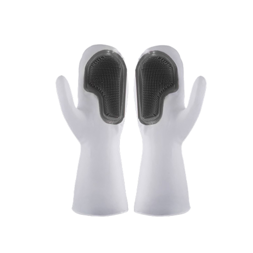 thumbnail image 2 of Guantes lavavajillas de silicona - aptos para uso alimentario, resistentes al calor y multiusos - para la cocina, el lavavajillas y el baño de mascotas, 2 of 2